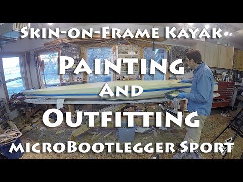 Painting and Outfitting - Skin on Frame Kayak - E7