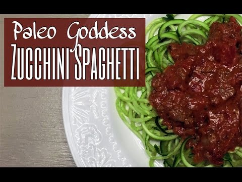 Paleo Zucchini Spaghetti