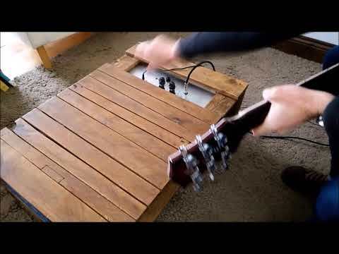 Pallet Audio Hack - guitar amplifier quick demo