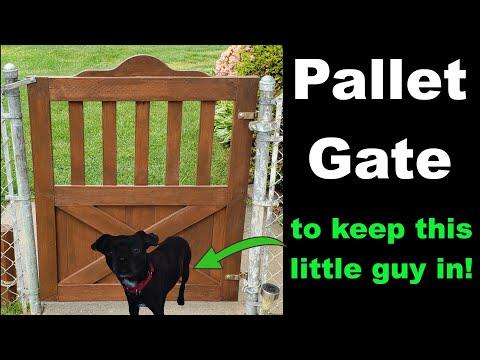 Pallet Gate - See how to do it!
