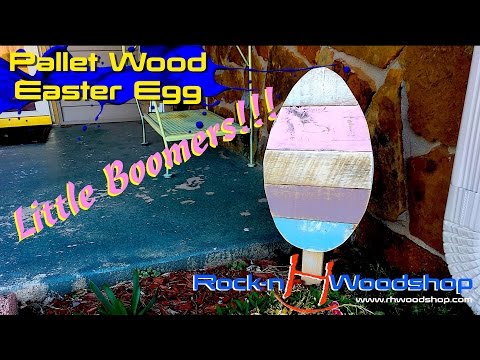 Pallet Wood Easter Egg // How to