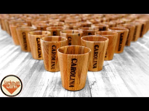 Pallet Wood Shot Glasses (100 of them!)