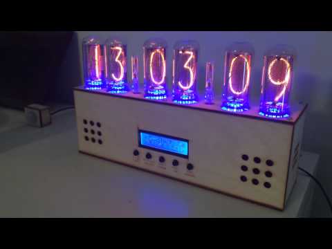 Pandora's Clock v. 1.0: A Nixie Tube Clock with WiFi Internet Radio