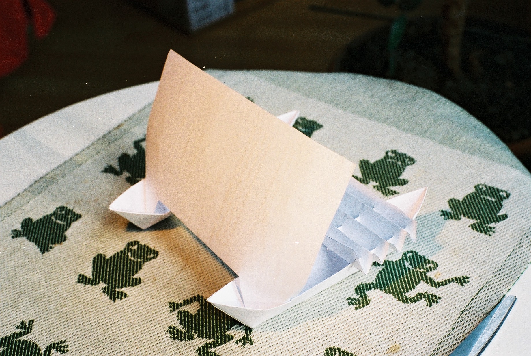 Paper Catamaran, final result