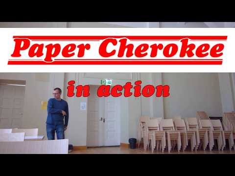 Paper Cherokee in action