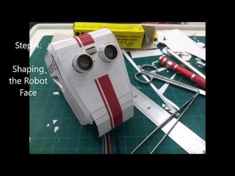 Paper Craft Arduino Robot Burn-E  (Part 1)