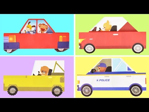 Paper Craft for Kids: Cars, Jeep, Police Car / Just for Fun!