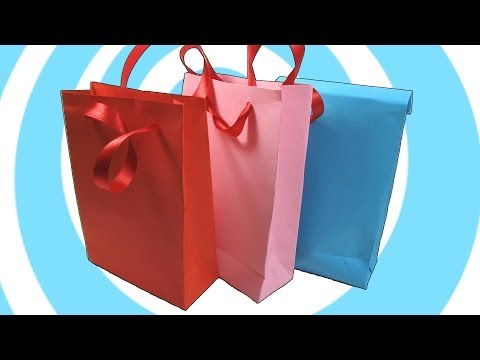 Paper Gift Bag with/without Handles Instructions