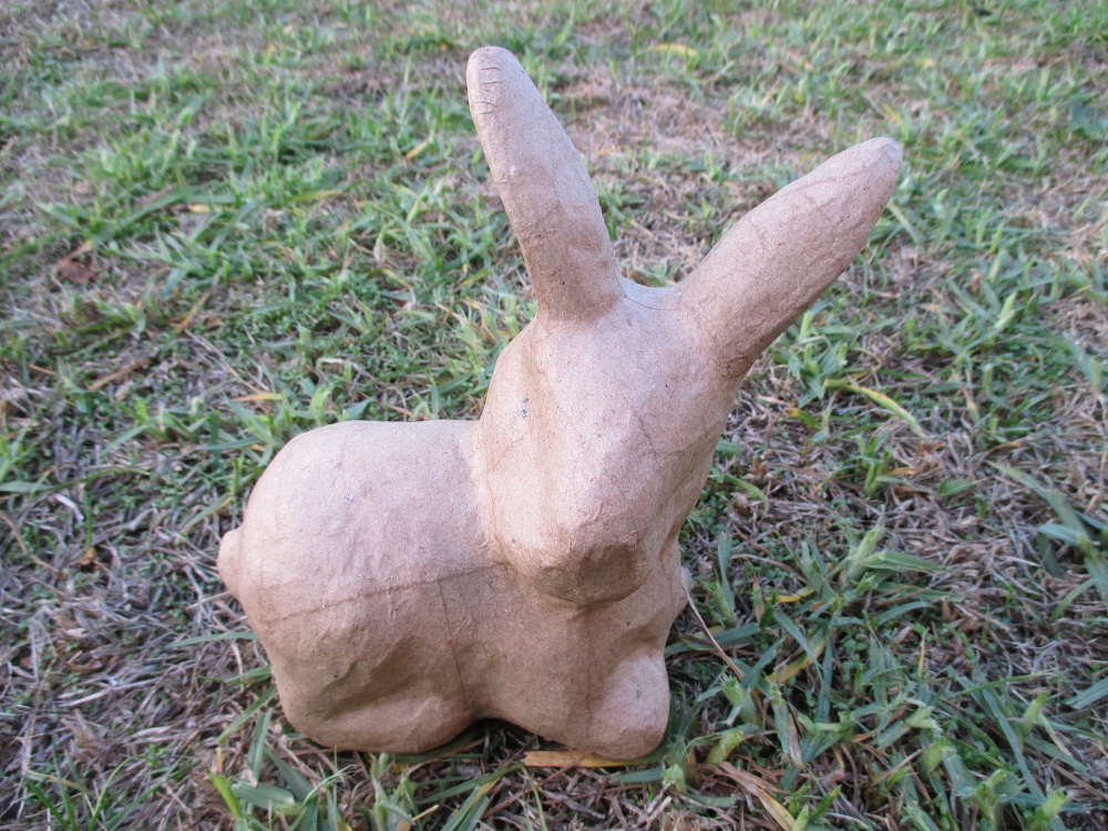 Paper Mache Easter Bunny 1.JPG