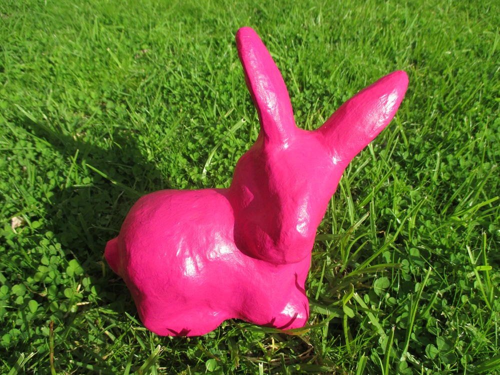 Paper Mache Easter Bunny 4.JPG