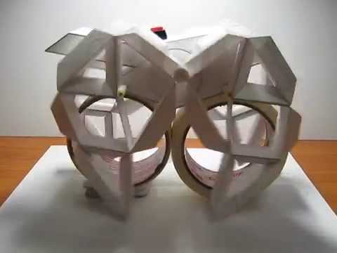 Paper Motorized Walking Machine &amp;quot;Sculpture&amp;quot; 1