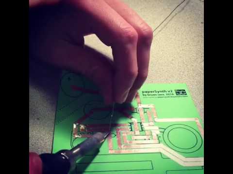 PaperSynth: Soldering