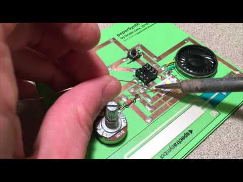 PaperSynth: Soldering Components