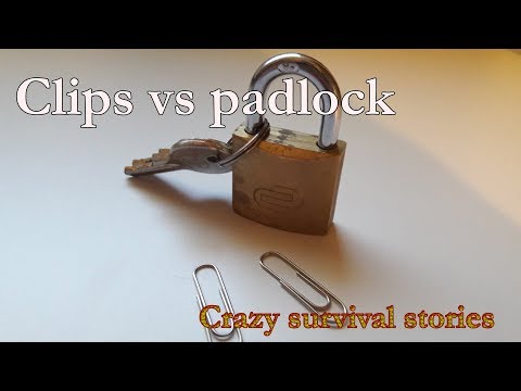 Paperclips vs padlock