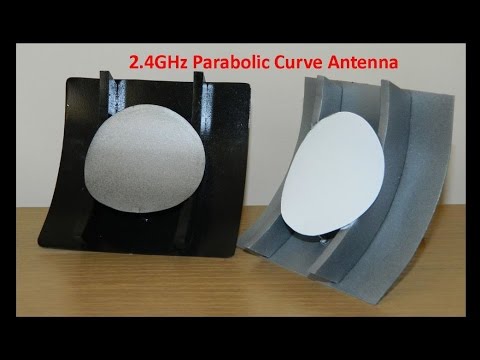 Parabolic Curve Antenna 2 4GHz