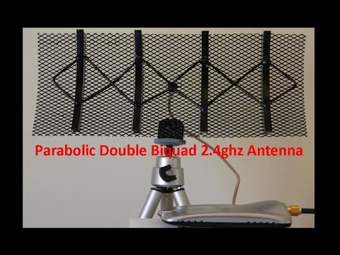 Parabolic Double Biquad 2 4ghz