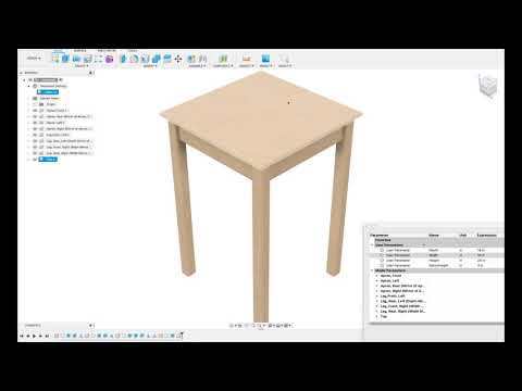 Parametric Table