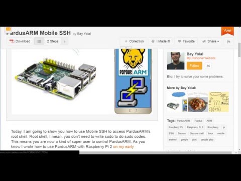 PardusARM Mobile SSH