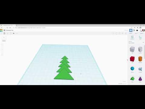 Part 1 - Designing a Christmas Tree in Tinkercad