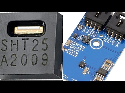 Particle Photon SHT25 I&amp;sup2;C Humidity &amp;amp; Temperature Sensor Tutorial