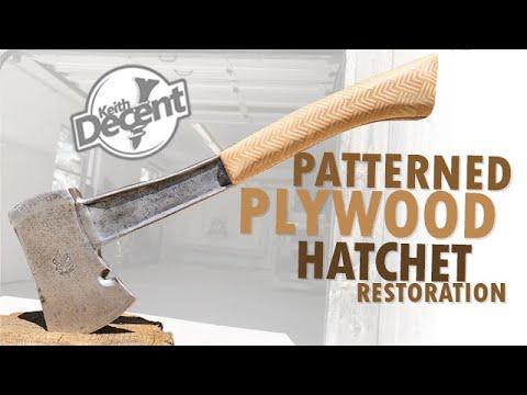 Patterned Plywood Hatchet Restoration