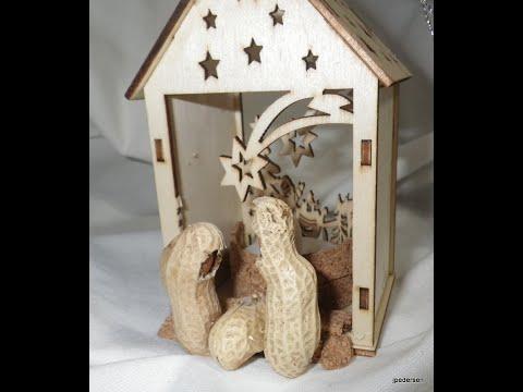 Peanut Nativity scene