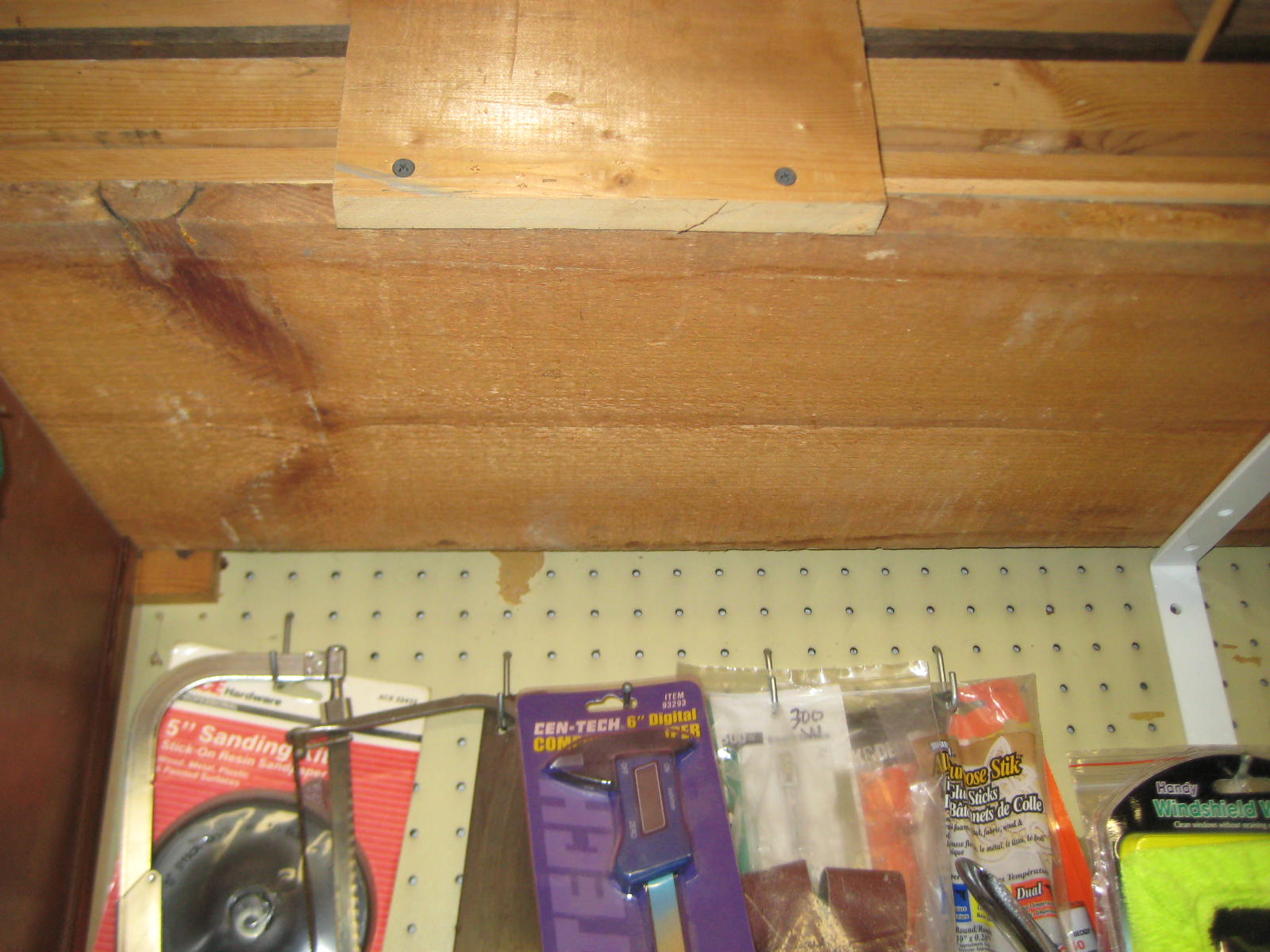 Pegboard before shelf.JPG