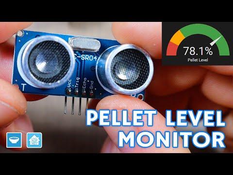 Pellet Level Monitor for Home Assistant with HC-SR04 and ESP8266