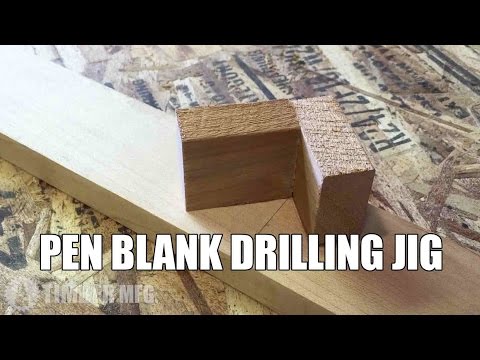 Pen Blank Drilling Jig