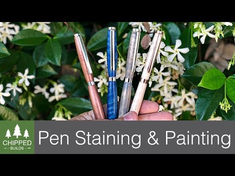 Pen Staining &amp;amp; Painting || How To