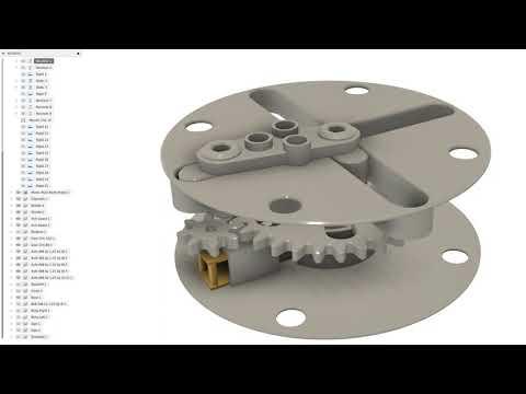 Penguin On Ice Mechanism, CAD View.