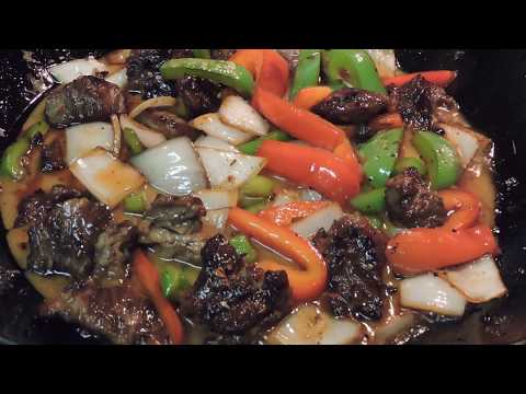 Pepper Steak | How to make Steak with peppers and Onions Stir Fry