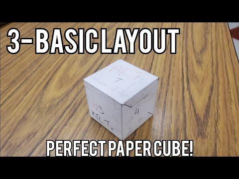 Perfect Paper Cube 3- Basic Layout