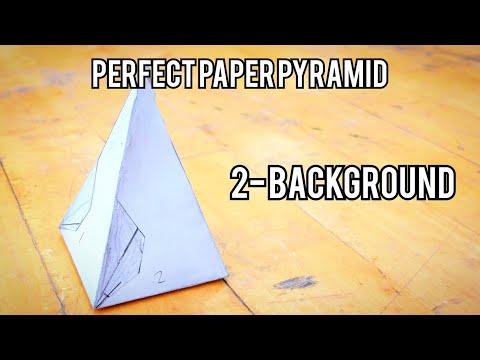 Perfect Paper Pyramid 2- Tab and Hem Layout