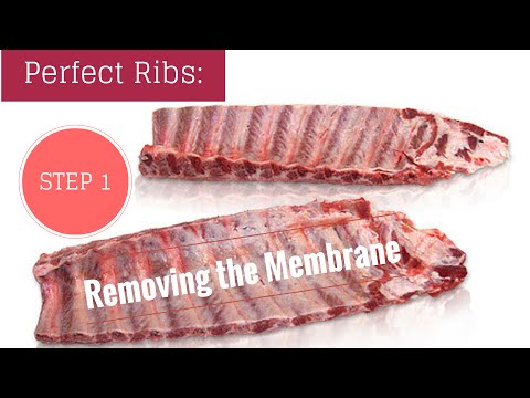 Perfect Ribs: Step 1. Removing the membrane