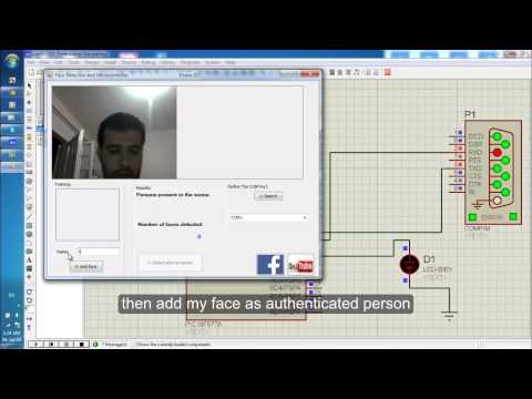 Person Authentication using Face detection by PC and Microcontroller (PIC, Arduino ,.....)