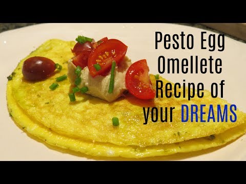 Pesto Egg Omellete Recipe