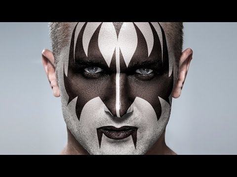 Photoshop: KISS!  Apply Gene Simmons' Makeup to a Photo