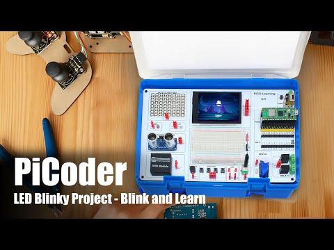 PiCoder LED Blinky Project Blink and Learn