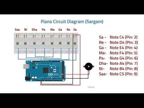 Piano Circuit Design (Sargam)