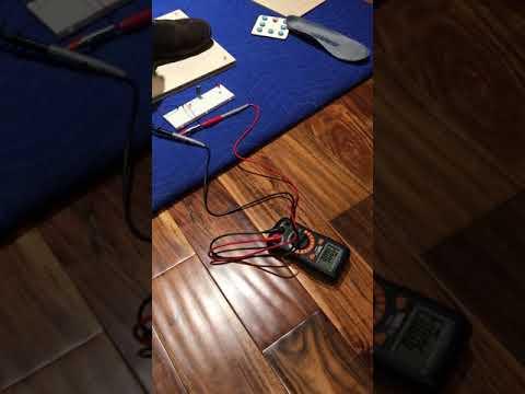 Piezoelectric Disc Exploration: Floor Tile, Voltage Measurer