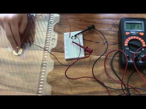 Piezoelectric Disc Exploration: Rain/Solar, 1 disc test I