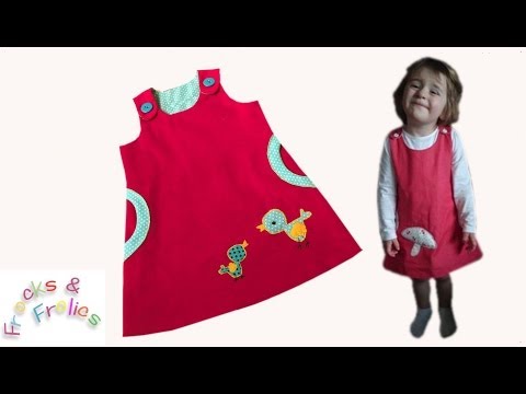 Pinafore Dress 'Megan's Baby Bird' - How to sew