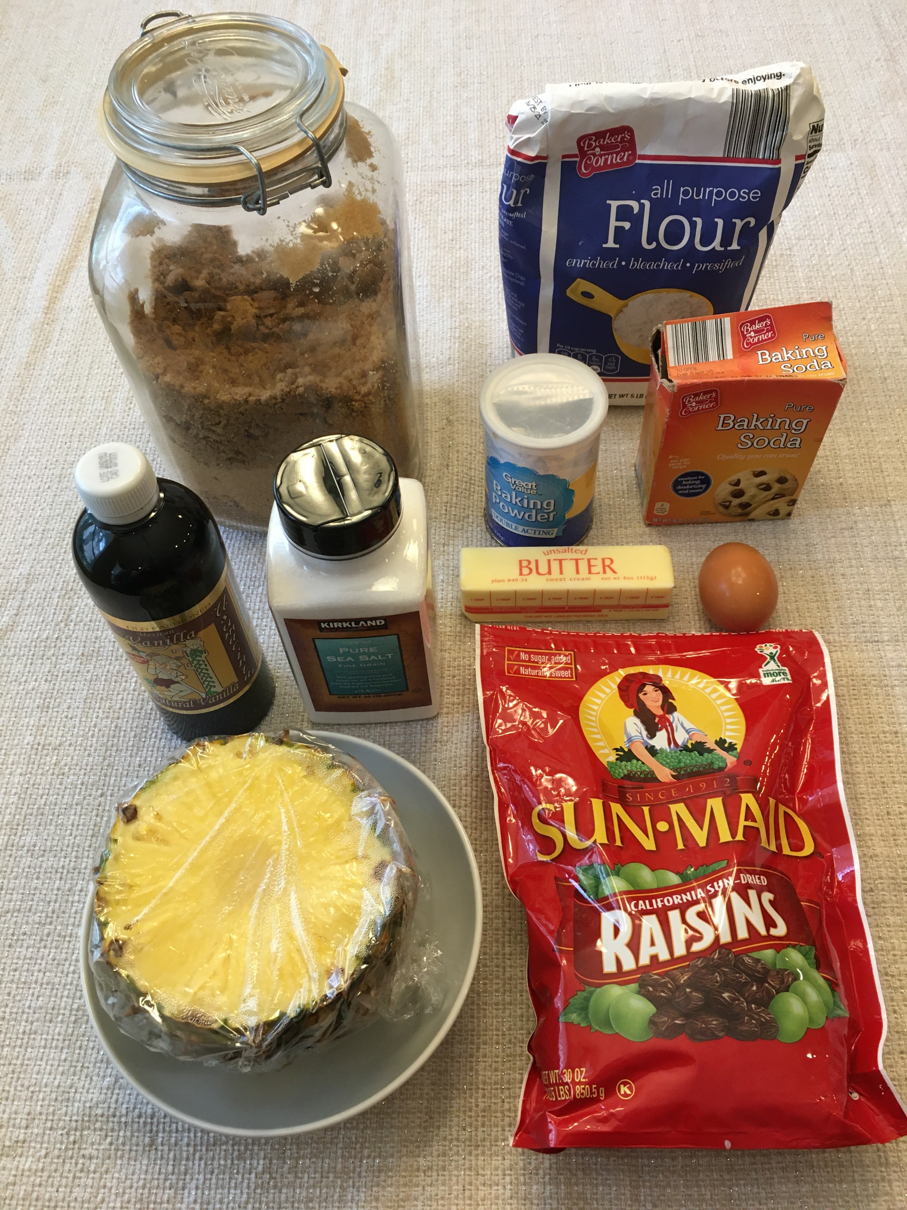 Pineapple cookies ingredients.JPG