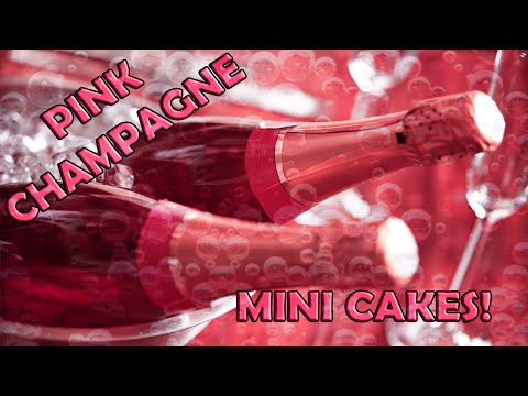 Pink Champagne Mini Cakes