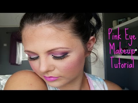 Pink and Blue Eye Makeup Tutorial