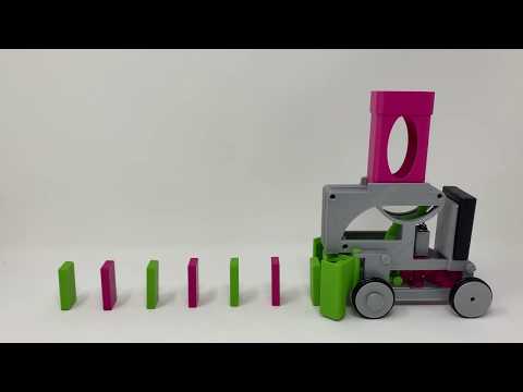 Pink and Green Domino Machine II