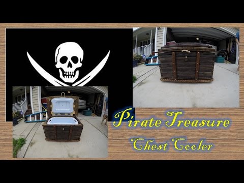 Pirate Treasure Chest Cooler