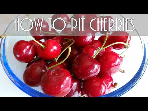 Pit Cherries - Kitchen Hack *easy*