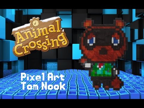 Pixel Art: Animal Crossing Tom Nook!